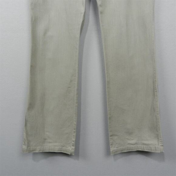Multiples Khaki Tan Stretch Denim Pants‎ Womens Size 16 Straight Leg Studded - Picture 9 of 10